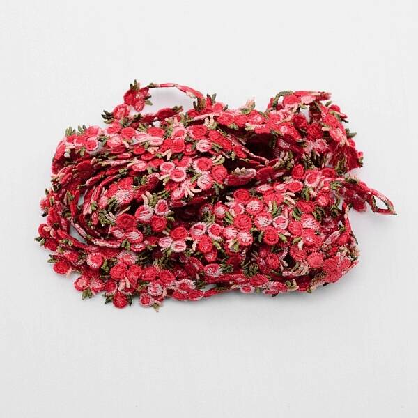 Flower Polyester Trim Ribbon