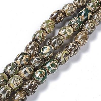 Tibetan Style dZi Beads Strands