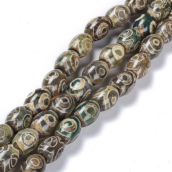 Tibetan Style dZi Beads Strands