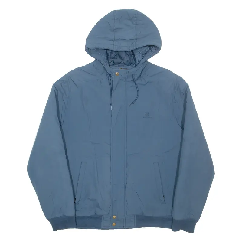 ELEMENT Mens Jacket Blue Hooded L