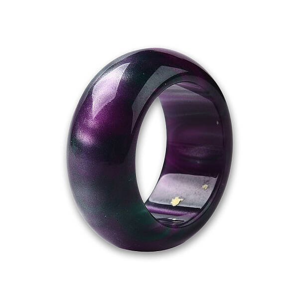 Resin Wide Chunky Finger Ring for Women