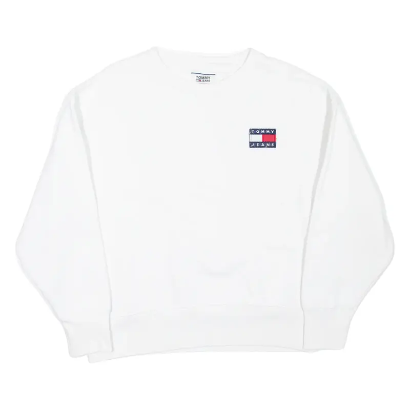 TOMMY JEANS Womens Sweatshirt White S