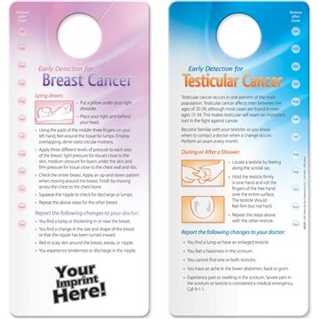 300 Promotional Shower Card - Early Detection for Breast ...