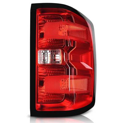 YITAMOTOR® 2014-2018 Chevy Silverado 1500 Passenger Side Red Style Tail Brake Lamps Taillights Assembly