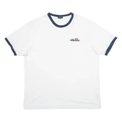 ELLESSE Womens T-Shirt White 3XL