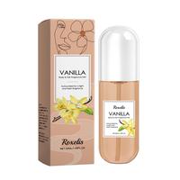 Vanilla Body Mist Spray, Natural Light Fragrance Long Lasting Body Spray, Daily Body Hair Perfume Spray for Women & Girls, V...