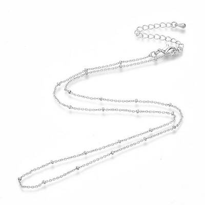 Long-Lasting Plated Brass Cable Chain Necklaces