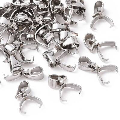 Tarnish Resistant 304 Stainless Steel Ice Pick Pinch Bails
