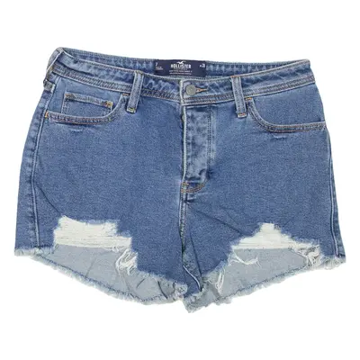 HOLLISTER Womens Denim Shorts Blue S W28
