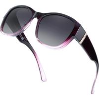 Myiaur Polarized Fit Over Glasses Sunglasses for Women, Trendy Wear Over Eyeglasses UV400 Protection