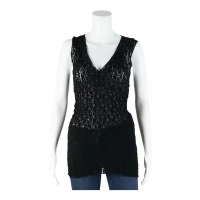 JOSEPH Tank Top Black V-Neck Sleeveless Womens M