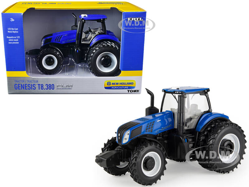 New Holland Genesis T8.380 Tractor with Dual Wheels Blue \