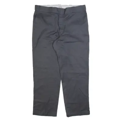 DICKIES 874 Workwear Mens Trousers Grey Regular Straight W38 L30