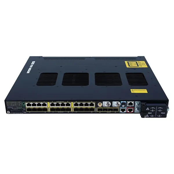 Cisco IE-5000-16S12P | 5000 16 x Ports PoE+ 10/100/1000Base-T + 12 x Ports 1000Base-X + 4 x SFP Ports 1GBase-X Layer 3 Manage...