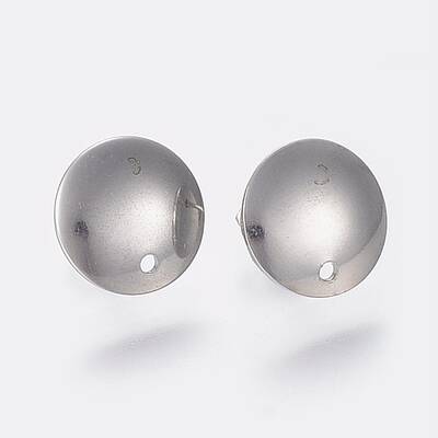 Non-Tarnish 304 Stainless Steel Stud Earring Findings