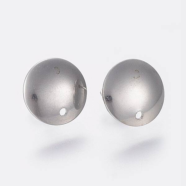 Non-Tarnish 304 Stainless Steel Stud Earring Findings