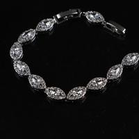 Marquise Cut CZ Tennis Bracelet