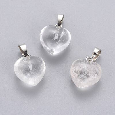 Natural Quartz Crystal Pendants