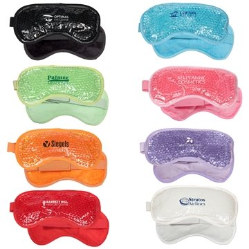 100 Customized Plush Hot Cold Eye Mask - Therapeutic & FDA ...