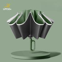 Large Folding Umbrella, 1 Count Automatic Open & Close Umbrella with Loop Handle for Rainy Days, Outdoor Rainproof Rainy Days...