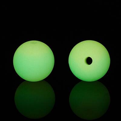 Two Tone Luminous Silicone Beads