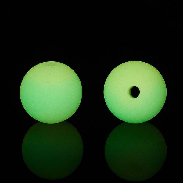 Two Tone Luminous Silicone Beads