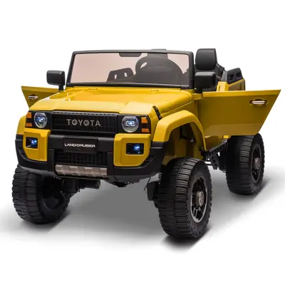 Garvee Ride P Series 24V Kids Electric Ride-On Car w/Parent Remote Control, 4WD/2WD Switch, Bluetooth Music, LED Lights & Sho...