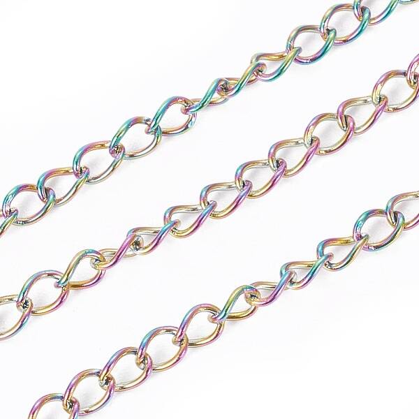 Ion Plating(IP) 304 Stainless Steel Curb Chains