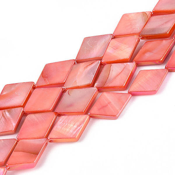 Dyed Natural Freshwater Shell Beads Strands