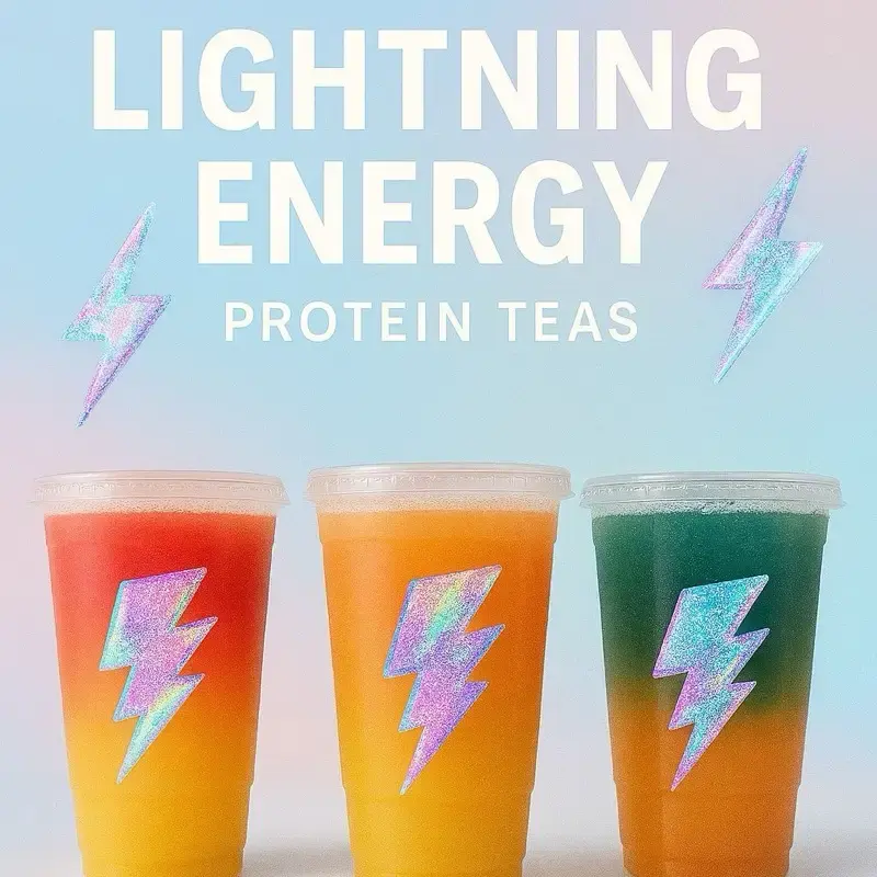 Protein Tea Caffeine Powdered Beverage Mix Flavors Sugar Free Specialty