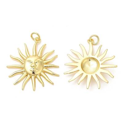 Rack Plating Brass Pendants