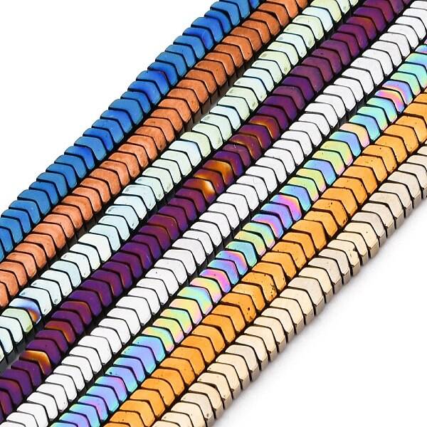 Electroplated Non-magnetic Hematite Beads Strands