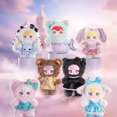 Sunycoco Rebellious Sweetheart Plush Blind Box Keychain β Cute Plush Doll Bag Charm for Girls | Perfect Birthday Gift Idea!