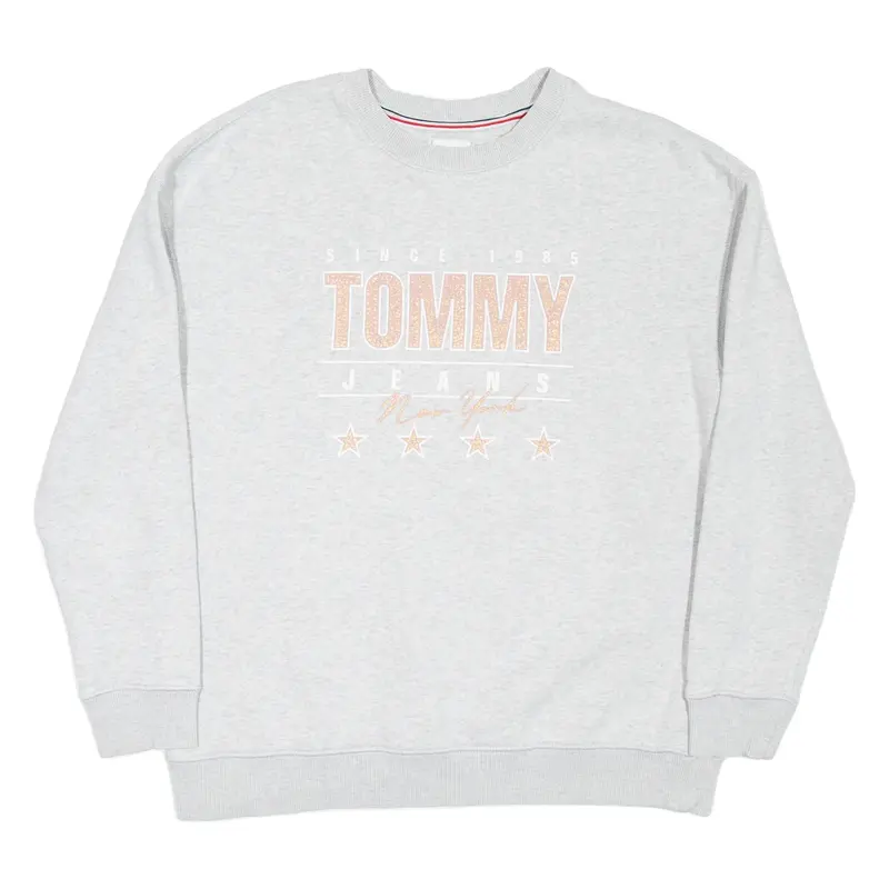 TOMMY JEANS Womens Sweatshirt Grey M