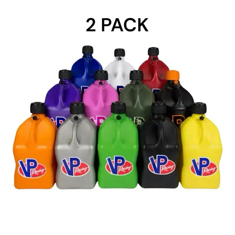 **2 PACK** VP Racing 5.5 Gallon Plastic Utility Jug – Heavy-Duty Motorsport Storage Container | Durable, Leak-Proof & Ergon...