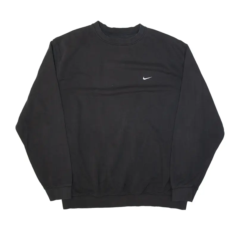 NIKE Sweatshirt Black Mens XL