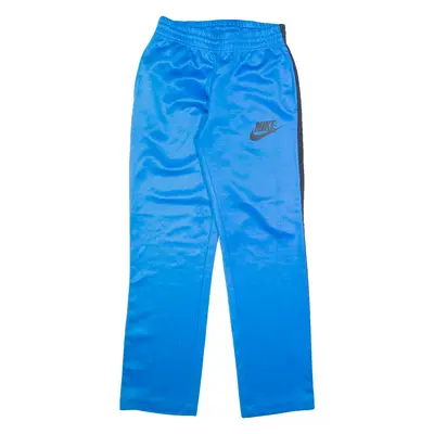 NIKE Mens Track Pants Blue Straight S W26 L31
