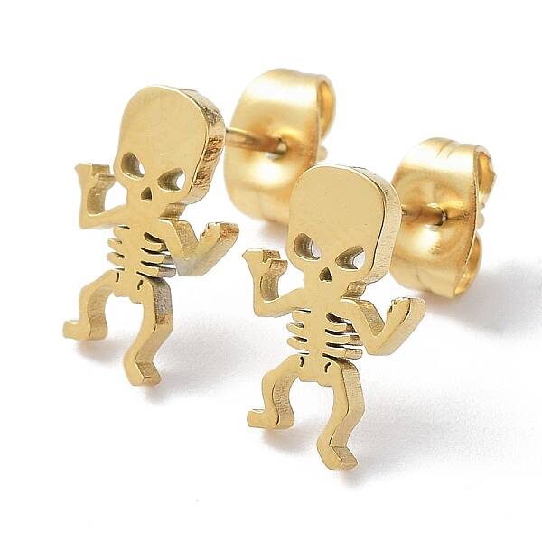 304 Stainless Steel Stud Earrings