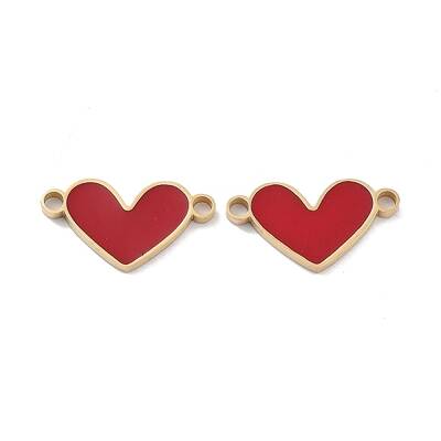Ion Plating(IP) 304 Stainless Steel Enamel Connector Charms