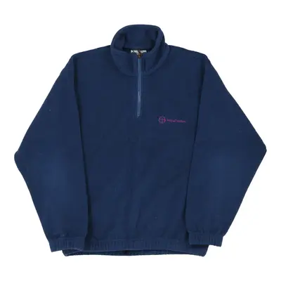 Sergio Tacchini Fleece - Large Blue Polyester