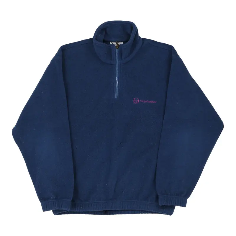 Sergio Tacchini Fleece - Large Blue Polyester
