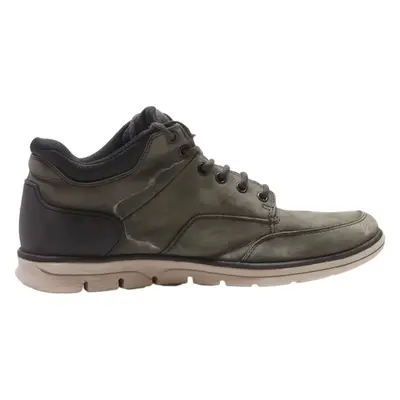 TIMBERLAND Chukka Boots Green Leather Mens UK 9.5