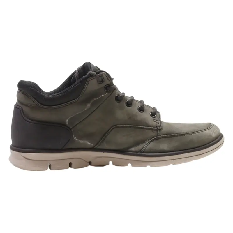 TIMBERLAND Chukka Boots Green Leather Mens UK 9.5