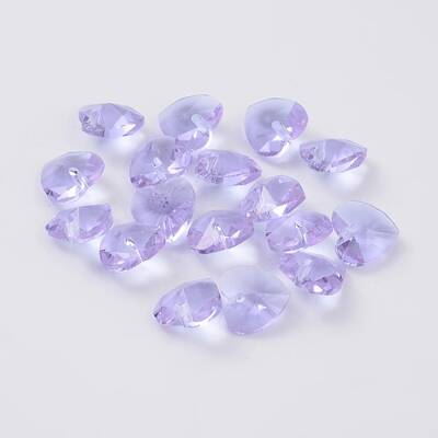 Romantic Valentines Ideas Glass Charms