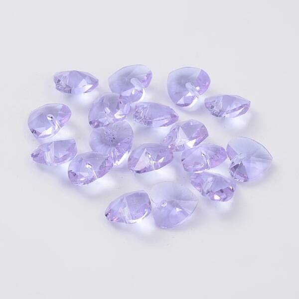 Romantic Valentines Ideas Glass Charms