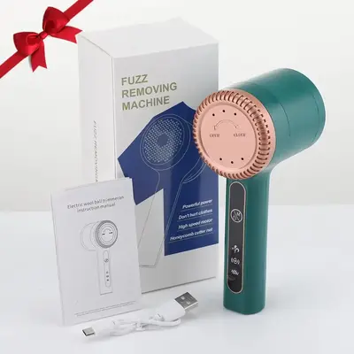 Efficient Lint Remover, 1 Count Portable Electric Sweater Shaver, Lint Shaver for Clothing with Lint Rollers, Rechargeable Fa...