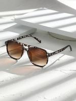 Unisex Vintage Trendy Frames Sunglasses, Retro Outdoor Sports Tortoiseshell Sunglasses, Fashionable Sunglasses for Men & Wome...