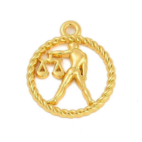 Twelve Constellations Alloy Pendants