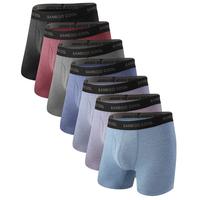 BAMBOO COOL Men’s Underwear Boxer Briefs Soft Comfortable Underwear Boxer Briefs for Men (4 Pack or 7 Pack)  Gift Sets for ...