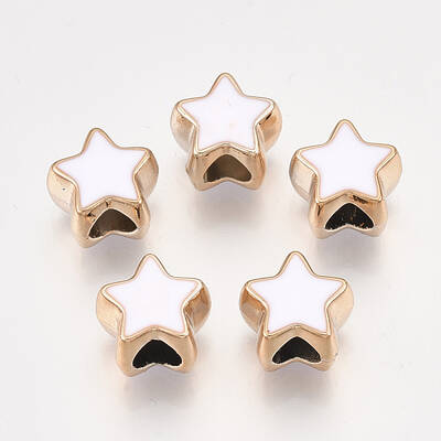 UV Plating Acrylic European Beads